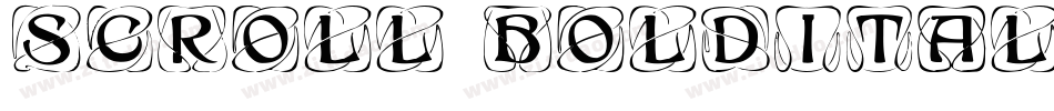 Scroll BoldItalic字体转换